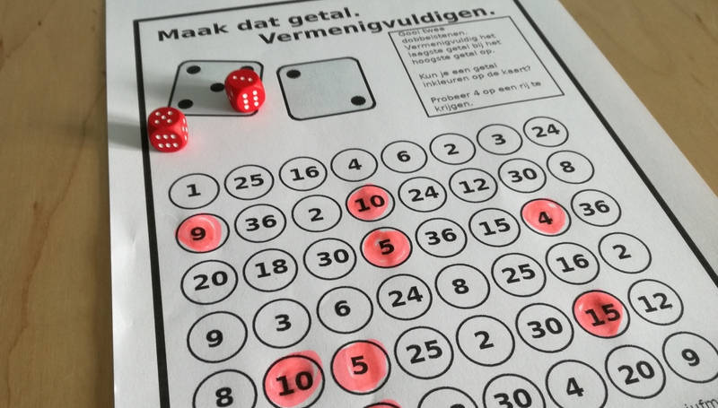Wolkenkrabber toediening Opnemen Maak dat getal, rekenen en vier op een rij. - vanjufmarjan.nl