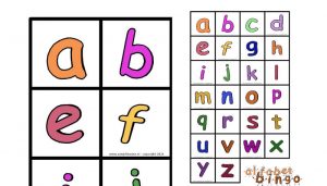 Alfabet bingo