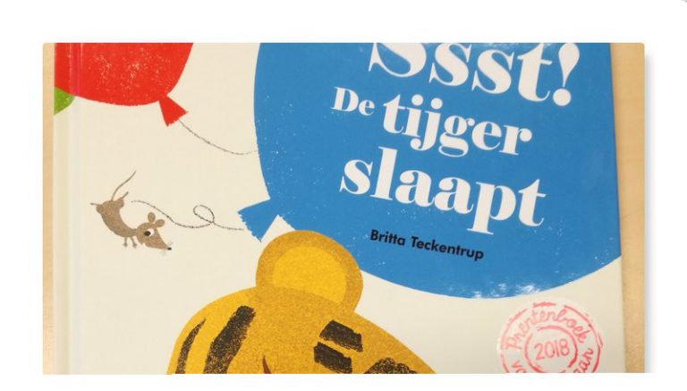 Ssst! De tijger slaapt. Prentenboek van het jaar 2018