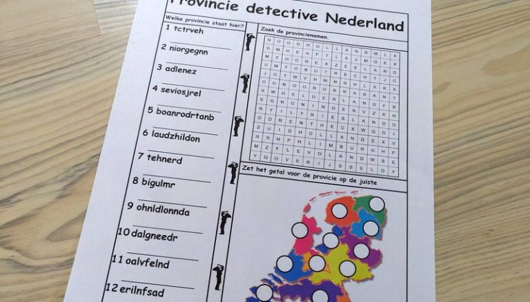Provincie detective Nederland.