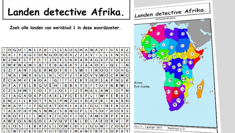 Landen detective Afrika.