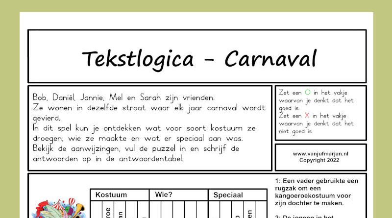 Tekstlogica carnaval