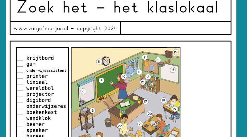 het klaslokaal