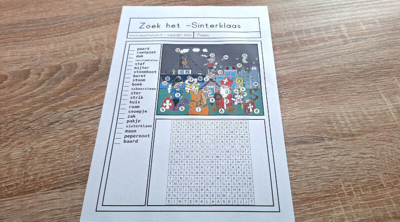 Zoek het Sinterklaas