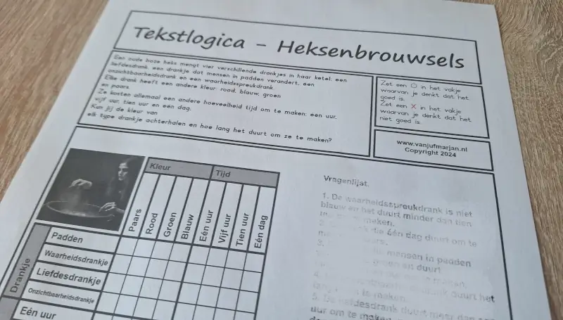 tekstlogica heksenbrouwsels