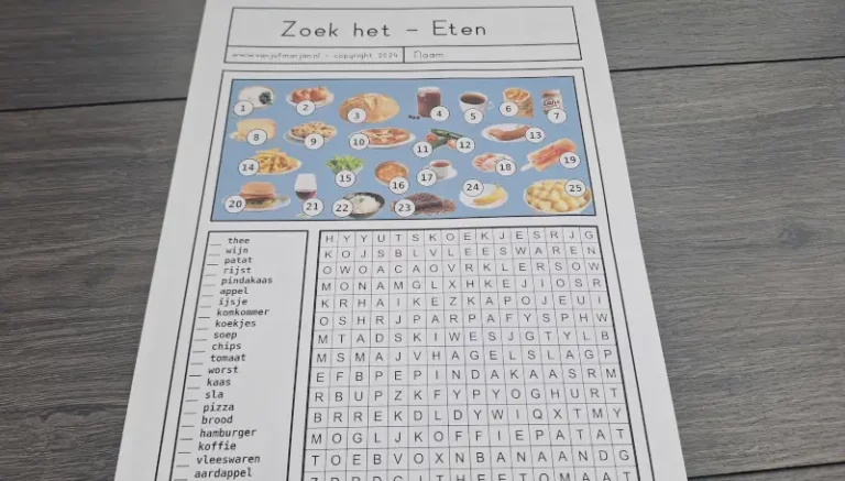 Zoek het – Eten