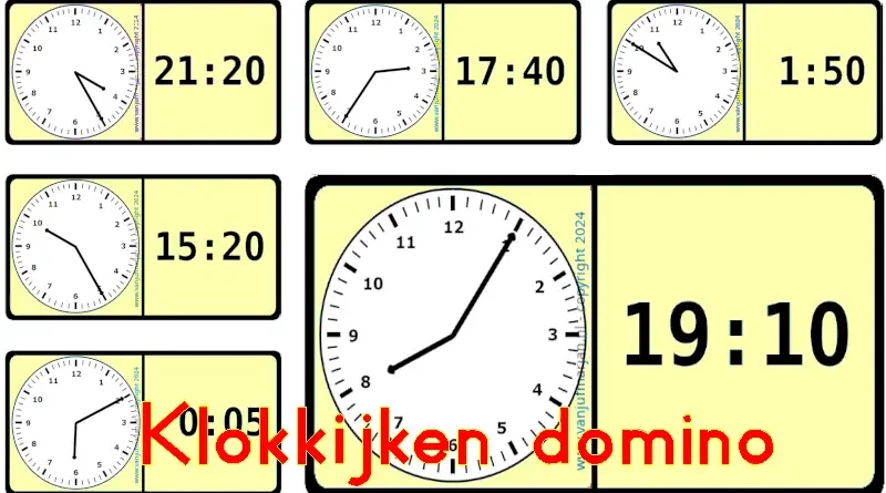 klokkijken domino