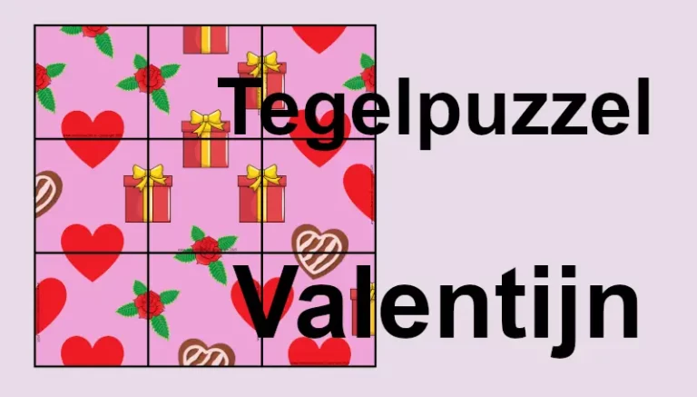 Tegelpuzzel – Valentijn