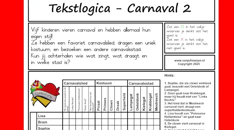 Tekstlogica Carnaval 2