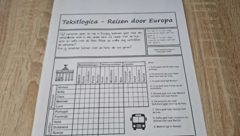 Tekstlogica – Reizen door Europa