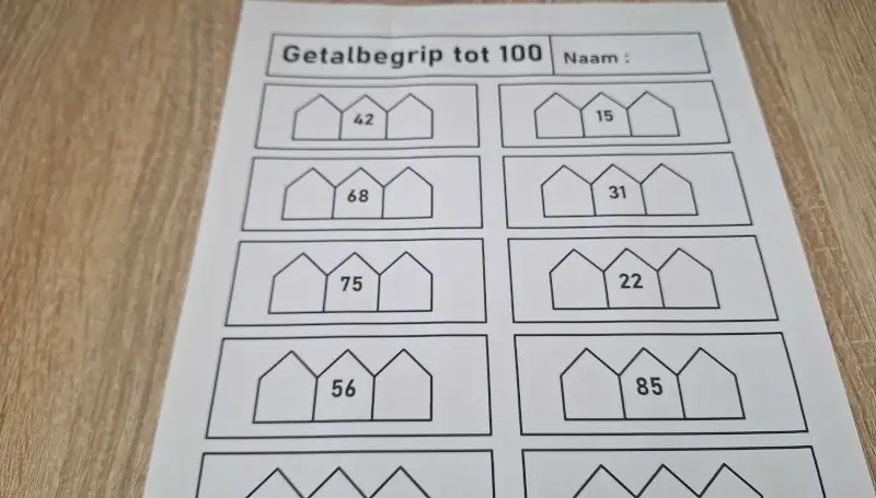 Getalbegrip 100