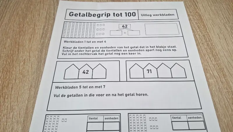 Getalbegrip 100