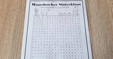 woordzoeker sinterklaas