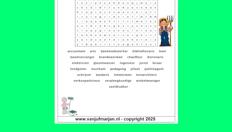 Beroepenwoordzoeker