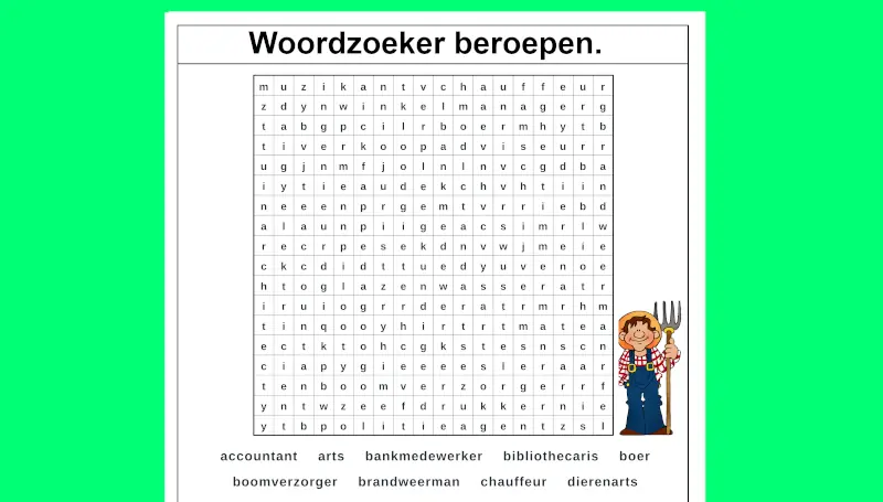 Beroepenwoordzoeker