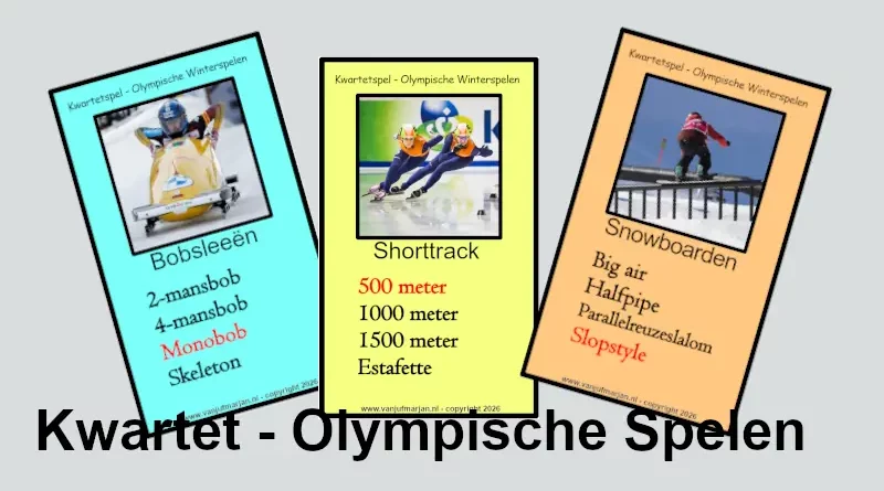 Kwartetspel Olympische Winterspelen