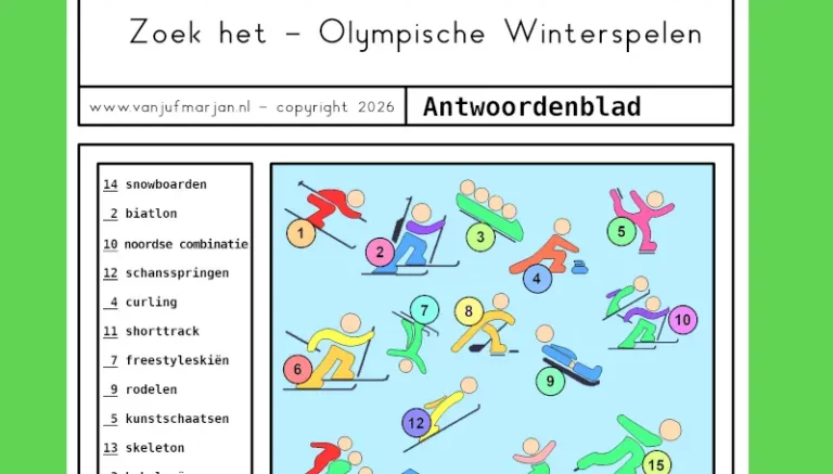 Zoek het – Olympische Winterspelen