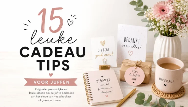 15 leuke cadeautips voor juffen (en meesters)