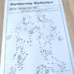 stiptekening voetballers