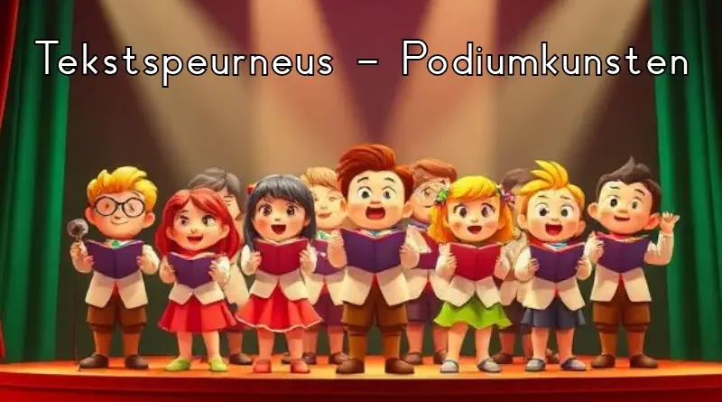 Tekstspeurneus Podiumkunsten