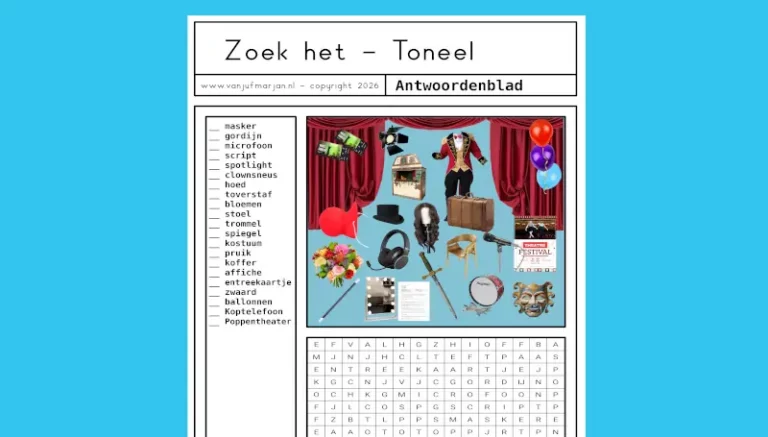 Zoek het – Toneel